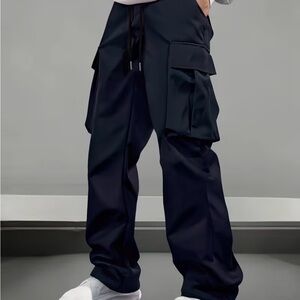 Men's Dark Blue Cargo Pants